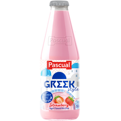 Pascual Greek Style Strawberry Yogurt Drink 250ml (24 bottles x P43/btl)