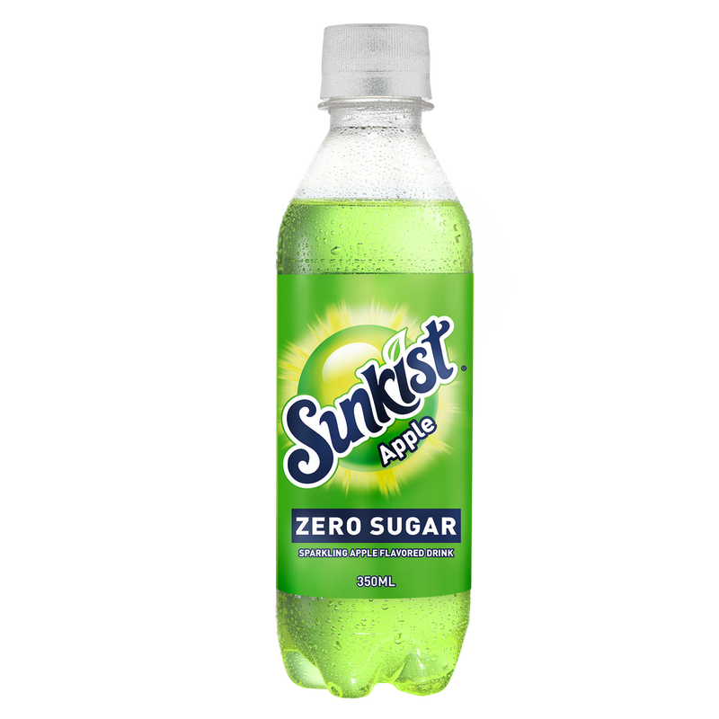 Sunkist Apple Zero Sugar 350ml (24 bottles x P20/btl)