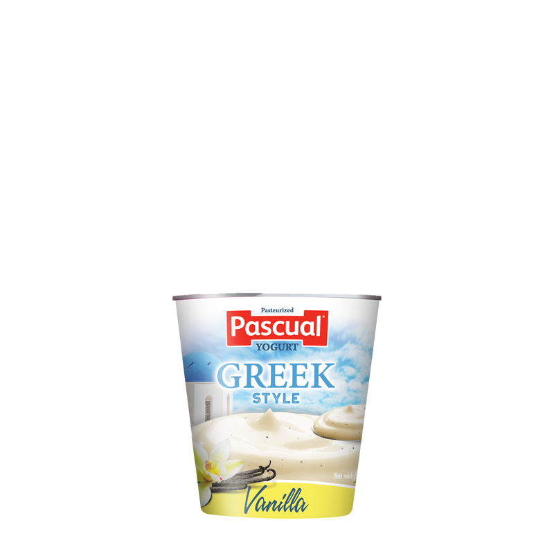 Pascual Greek Style Vanilla Yogurt 100g (24 cups x P41/cup)