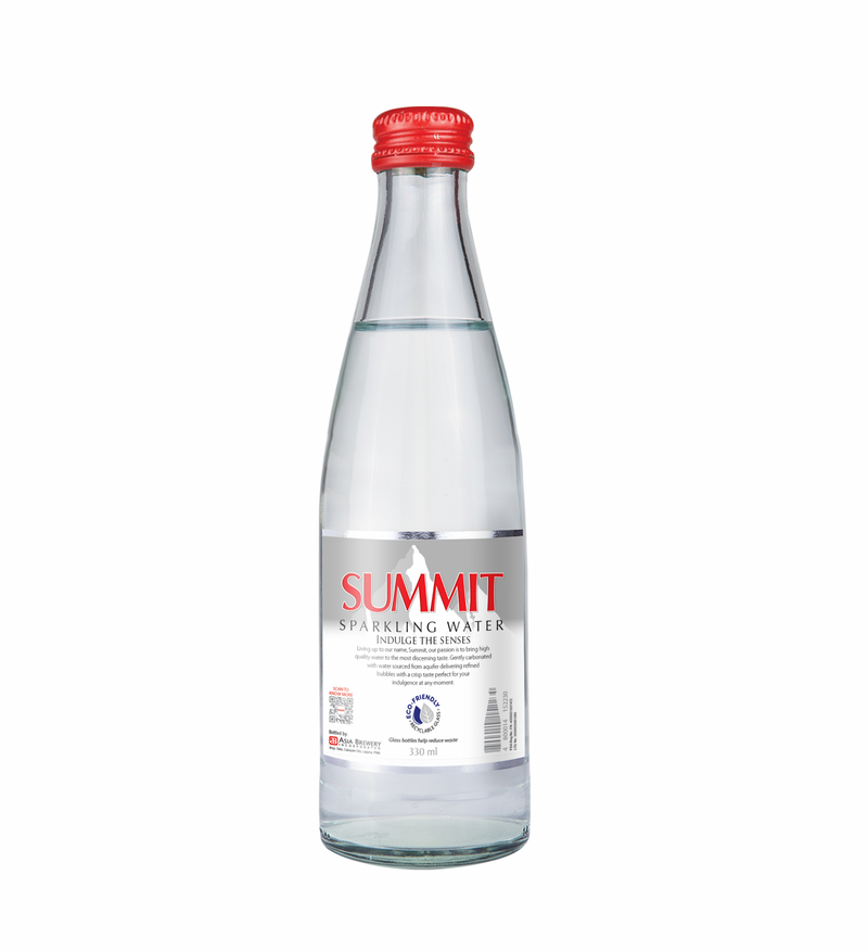 Summit Sparkling Drinking Water 330ml (12 bottles x P39/btl)