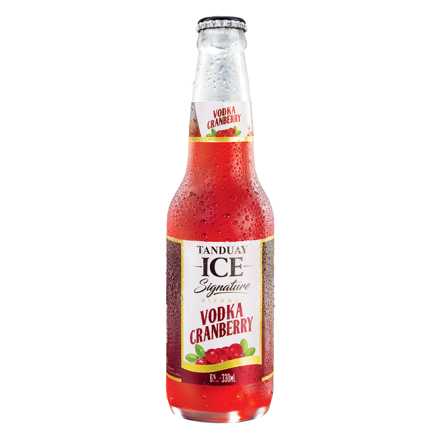 Tanduay Ice Signature Vodka Cranberry 330ml (24 bottles x P39/btl)