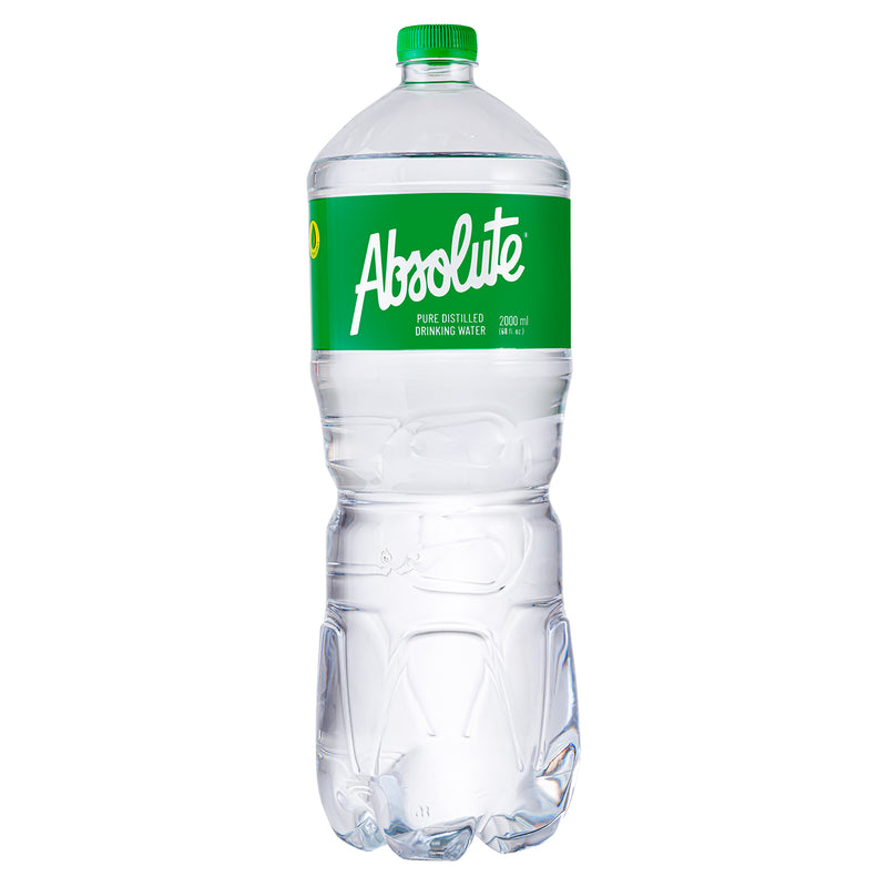 Absolute Distilled Drinking Water 2L (6 bottles x P42/btl)