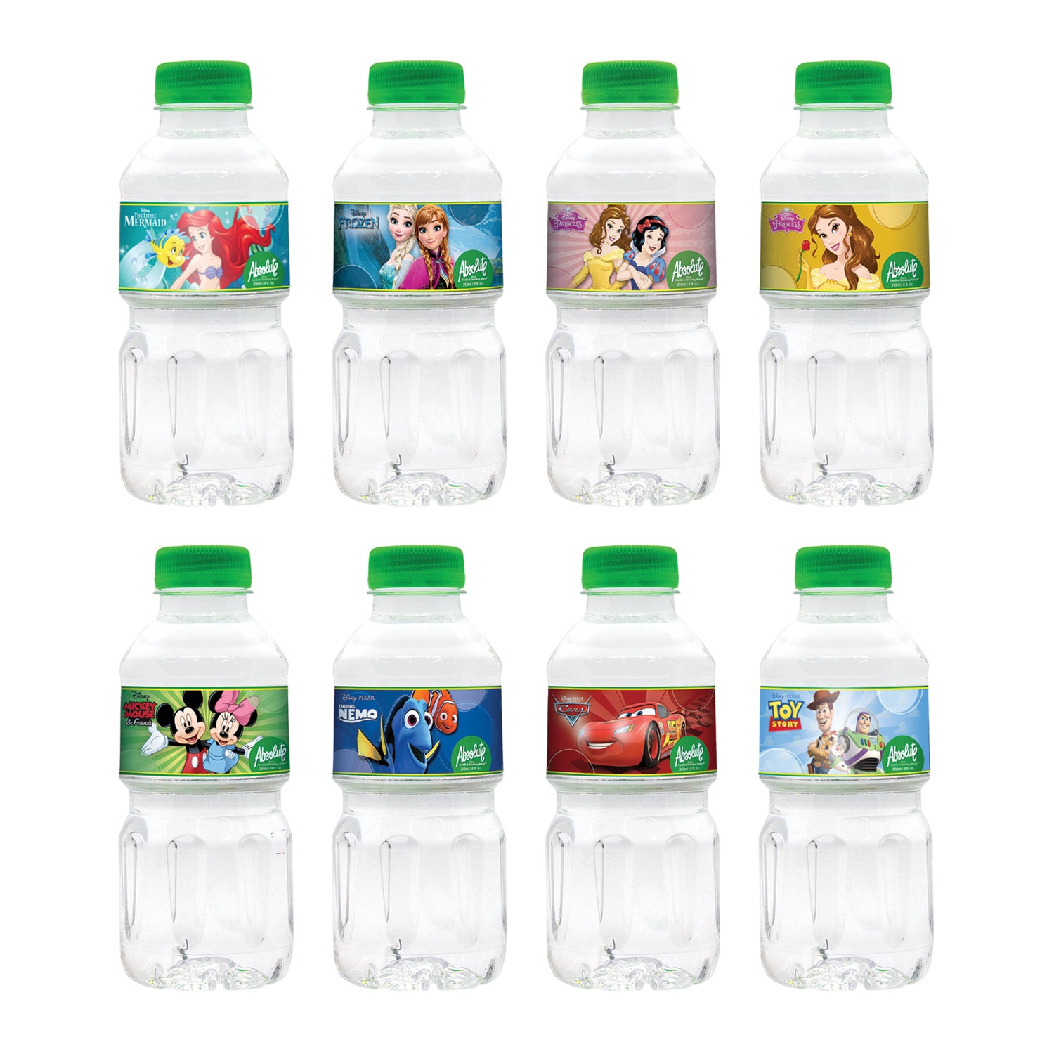 Absolute Water Bundle Absolute Distilled Drinking Water - Disney 250ml (35 bottles x P9.50/b