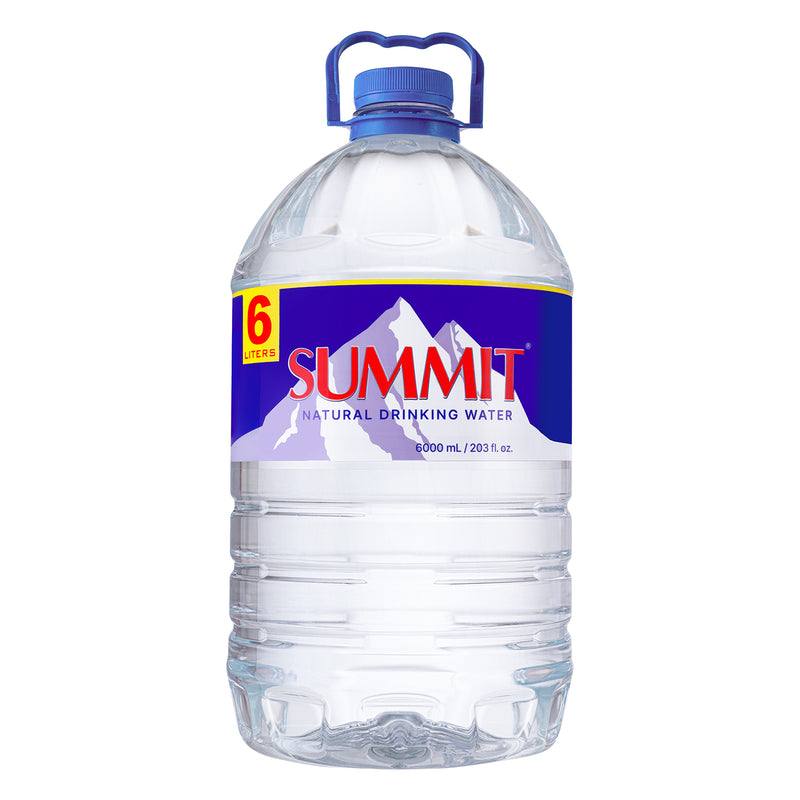 Summit Natural Drinking Water 6L (3 bottles x P69/btl)