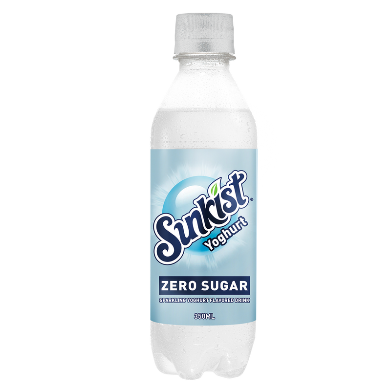Sunkist Yoghurt Zero Sugar (350ml x 24 bottles)