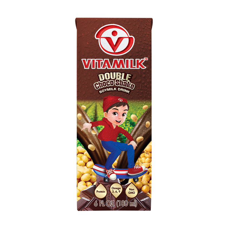 Vitamilk Double Choco Shake 180ml (48 packs x P19/pack)