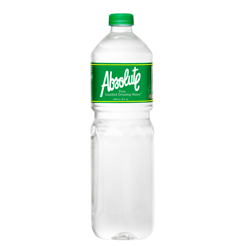 Absolute Distilled Drinking Water 1L (12 bottles x P25/btl)