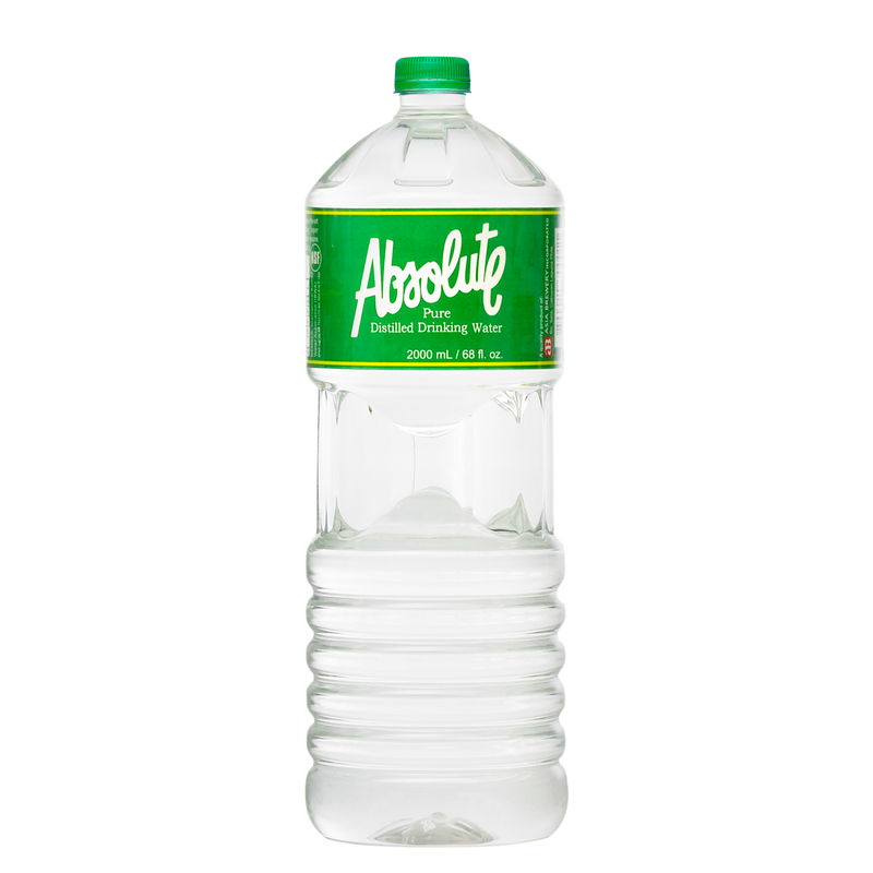 Absolute Distilled Drinking Water (2L x 6 bottles)