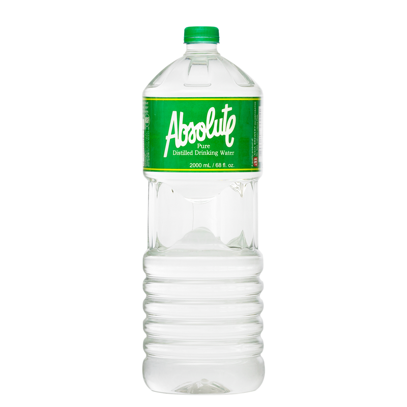 Absolute Liter Absolute Distilled Drinking Water 2L (6 bottles x P42/btl)