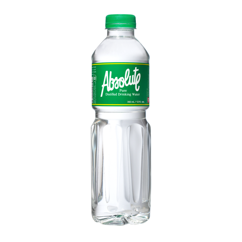Absolute Distilled Drinking Water 350ml (35 bottles x P11.75/btl)