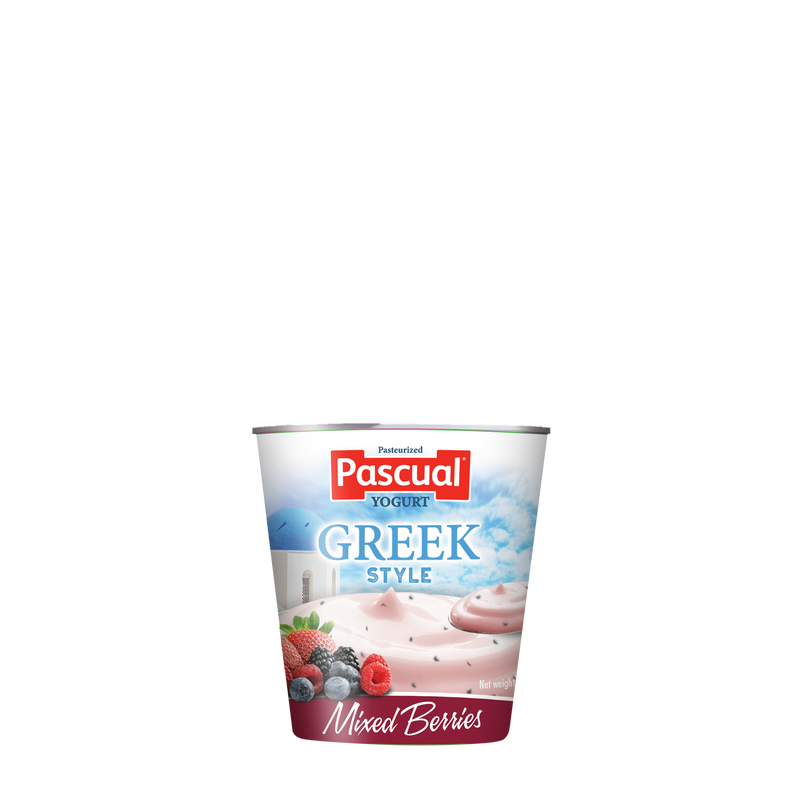 Pascual Greek Style Mixed Berries Yogurt 100g (24 cups x P41/cup)