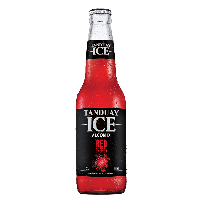 Tanduay Ice Red Energy 330ml (24 bottles x P34/btl)